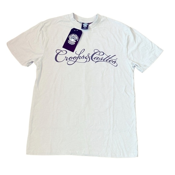 NWT Crooks & Castles The Monolithic Empire Tee in Natural - Picture 2 of 6
